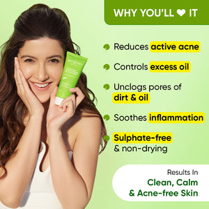 Cica + Salicylic Gel Face Wash for Oily Skin