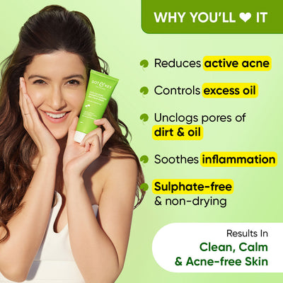 Cica + Salicylic Gel Face Wash for Oily Skin