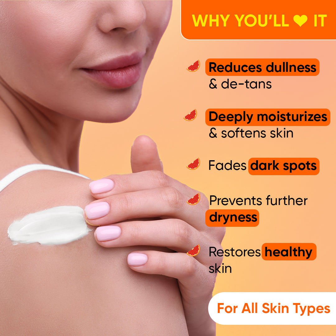 Vitamin C + E Body Lotion for Glowing Skin
