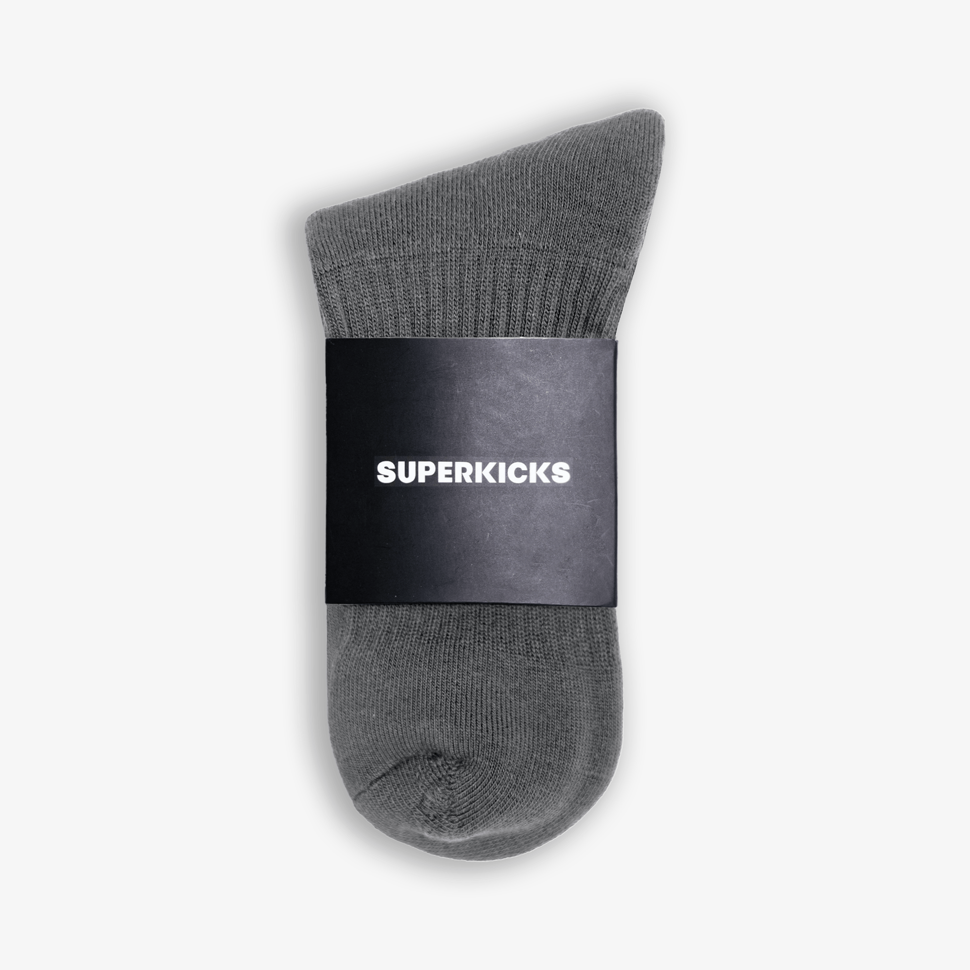 Superkicks | CREW SOCKS  { GREY