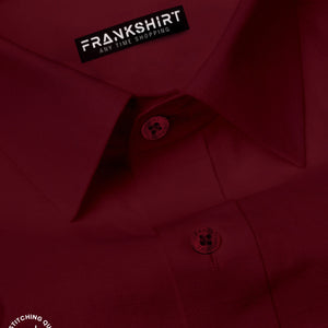 Maroon  I Formal Shirt I Regular Fit I 100% Cotton Shirt