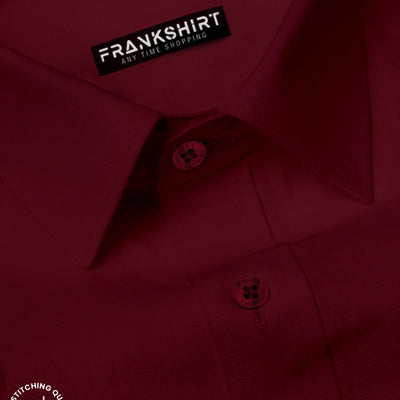 Maroon  I Formal Shirt I Regular Fit I 100% Cotton Shirt