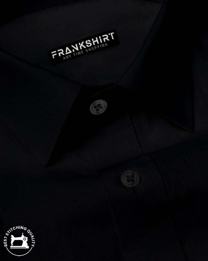 Black I Formal Shirt I Regular Fit I 100% Cotton Shirt