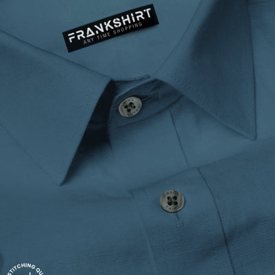 Blue I Formal Shirt I Regular Fit I 100% Cotton Shirt