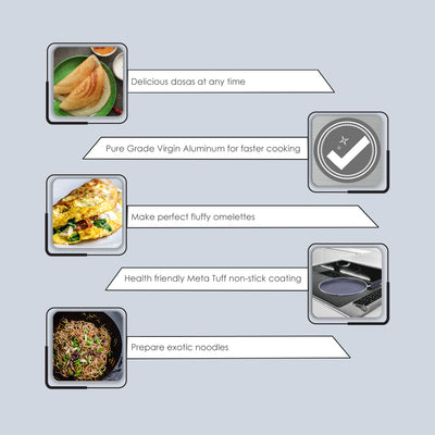 Wonderchef Renewed Platinum Plus Non-Stick Cookware Set of 4