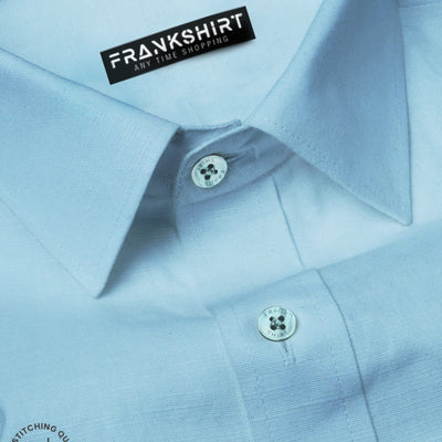 Sky Blue I Formal Shirt I Regular Fit I 100% Cotton Shirt