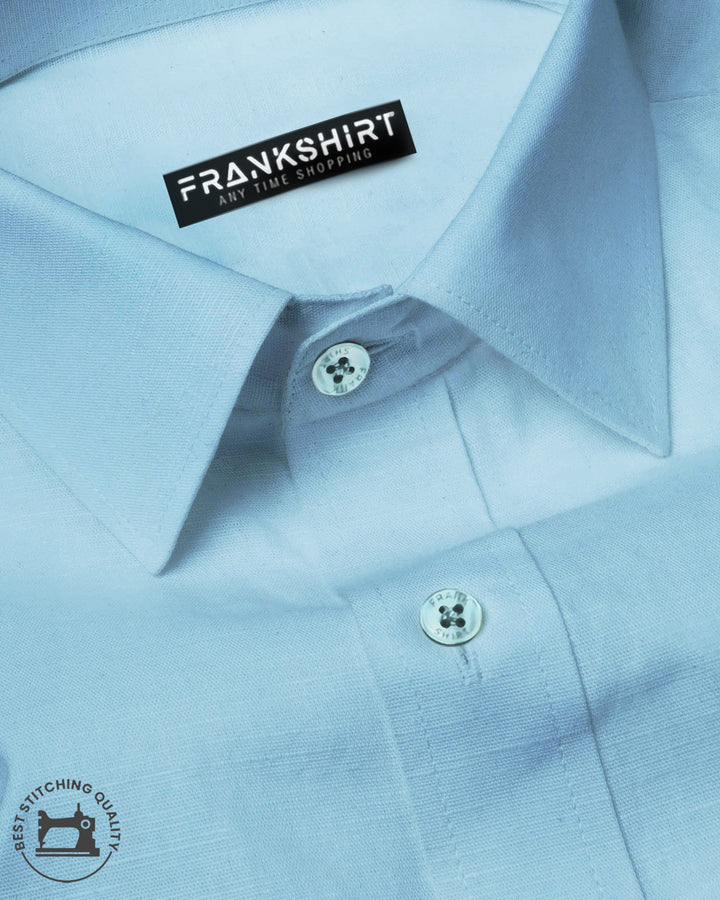 Sky Blue I Formal Shirt I Regular Fit I 100% Cotton Shirt