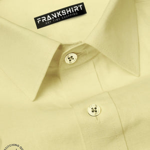 Lemon I Formal Shirt I Regular Fit I 100% Cotton Shirt