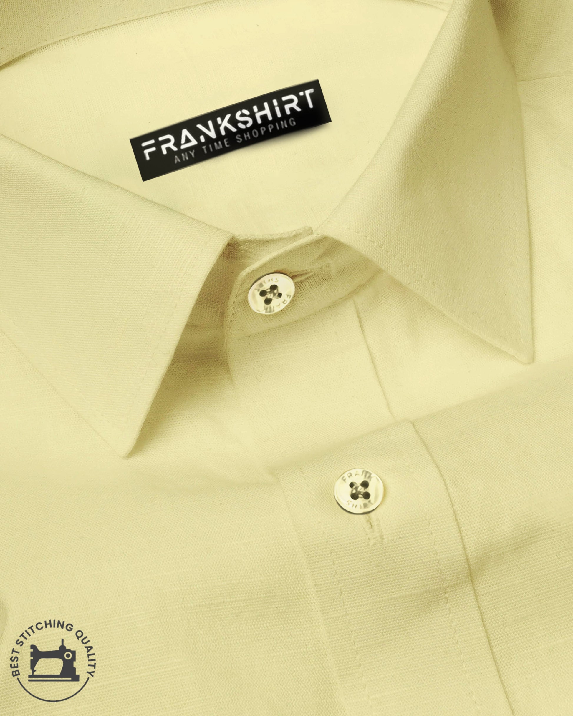 Lemon I Formal Shirt I Regular Fit I 100% Cotton Shirt