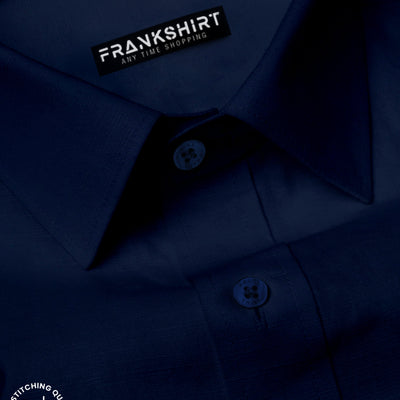 Navy Blue I Formal Shirt I Regular Fit I 100% Cotton Shirt