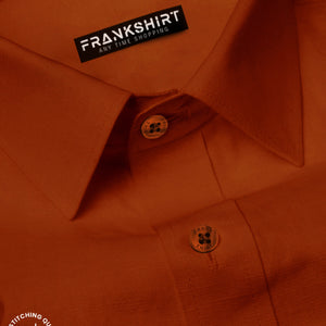Orange I Formal Shirt I Regular Fit I 100% Cotton Shirt