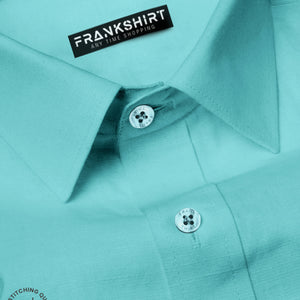 Turquoise I Formal Shirt I Regular Fit I 100% Cotton Shirt