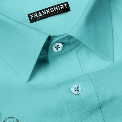 Turquoise I Formal Shirt I Regular Fit I 100% Cotton Shirt