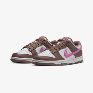 Nike | DUNK LOW  { SMOKEY MAUVE/PLAYFUL PINK-WHITE