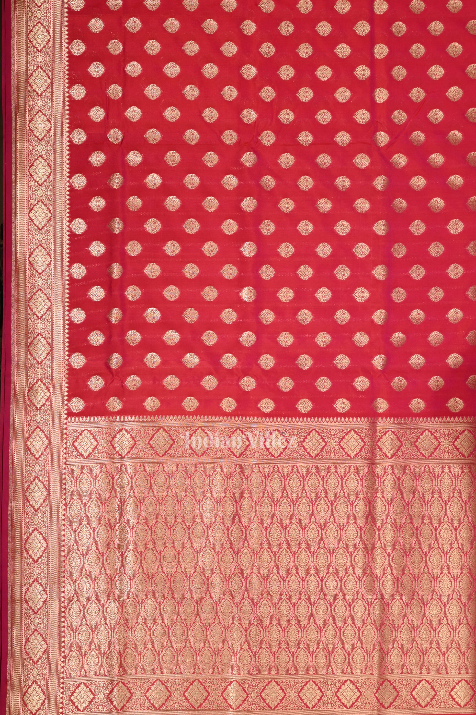 Exclusive Bridal Magenta Pink Soft Pure Mashru Satin Silk Banarasi Saree