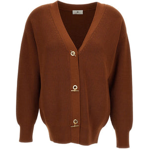 Elisabetta Franchi Sweaters BROWN