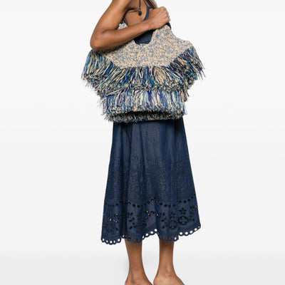 Zimmermann Woven Fringe Tote