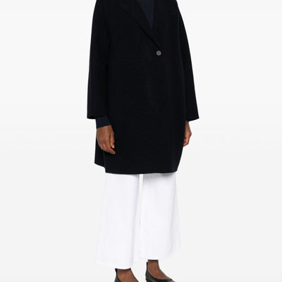 HARRIS WHARF LONDON Coats NAVY