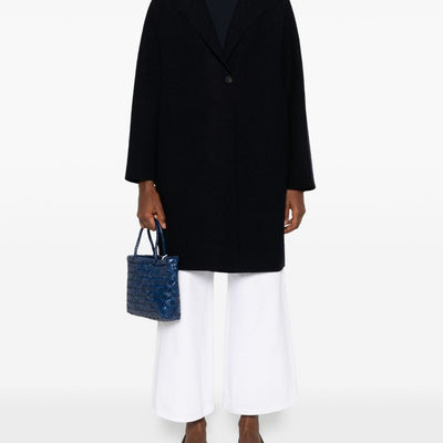 HARRIS WHARF LONDON Coats NAVY