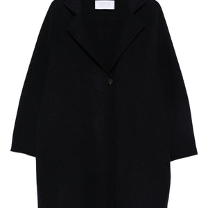 HARRIS WHARF LONDON Coats NAVY