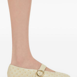 Ferragamo Flat shoes ECRU