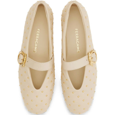 Ferragamo Flat shoes ECRU