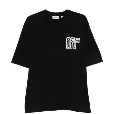 Off White T-shirts and Polos BLACK
