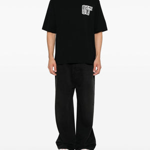 Off White T-shirts and Polos BLACK