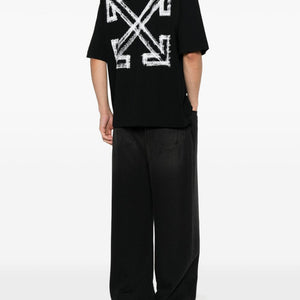 Off White T-shirts and Polos BLACK
