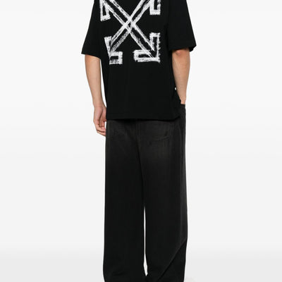 Off White T-shirts and Polos BLACK