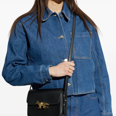 Maison Kitsuné Maison KitsunÃ© Fox Leather Bag