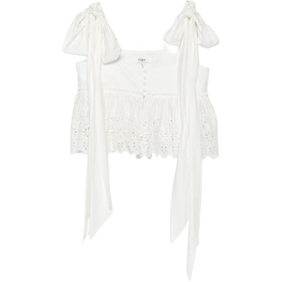 Chloé Chloè Top WHITE