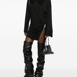 The Attico Gathered Mini Dress