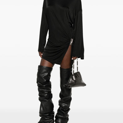 The Attico Gathered Mini Dress