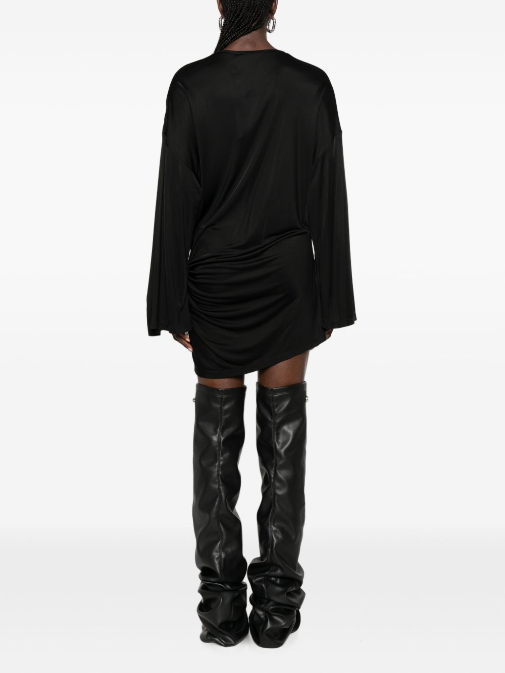The Attico Gathered Mini Dress