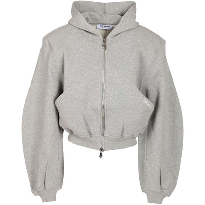 The Attico Logo Zip Sweater