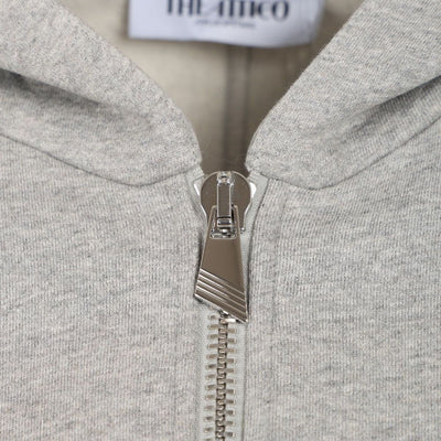 The Attico Logo Zip Sweater