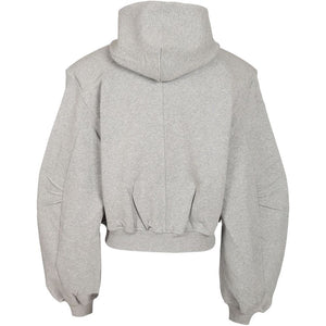 The Attico Logo Zip Sweater