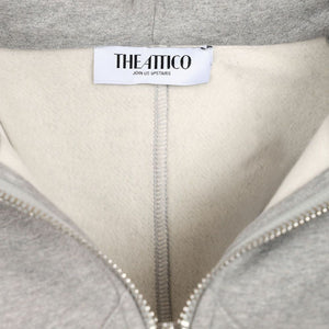 The Attico Logo Zip Sweater