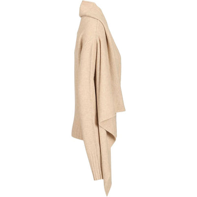 The Attico Roll Neck Scarf Sweater