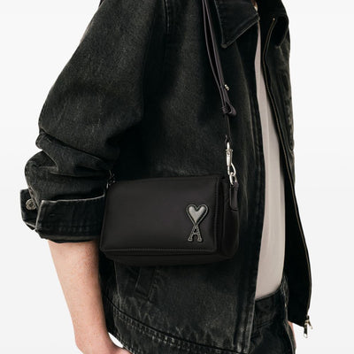 Ami Paris Padded Canvas Bag