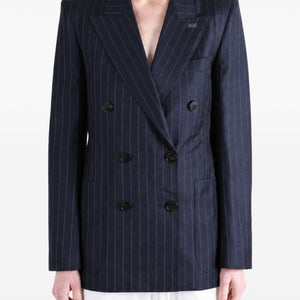 Givenchy Pinstripe Double-Breasted Blazer