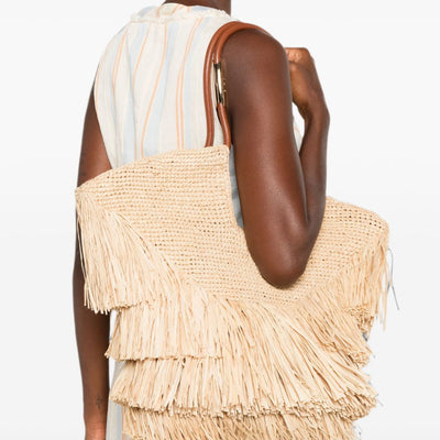 Zimmermann Woven Fringe Tote