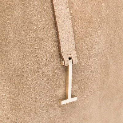 Tom Ford Suede T-Clasp Shoulder Bag