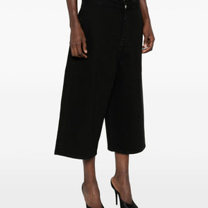 The Attico Denim Cotton Bermuda Shorts