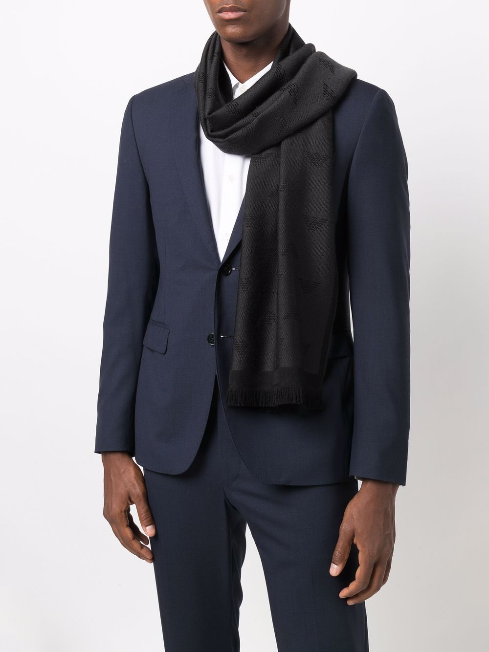 Emporio Armani Scarfs DARK