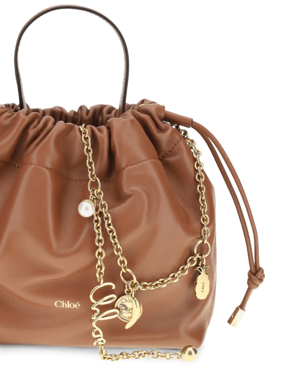 Chloé Chloe Drawstring Leather Bag