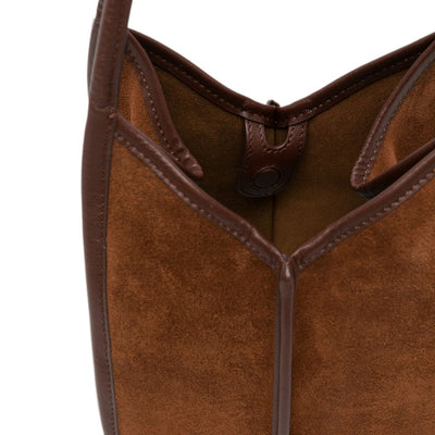 Hereu Cabullera Suede Shoulder Bag