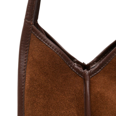 Hereu Cabullera Suede Shoulder Bag
