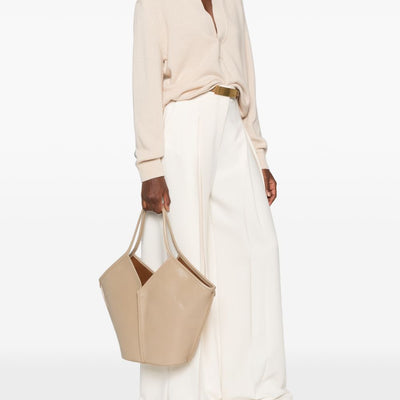 Hereu Calella Large Distressed Leather Tote